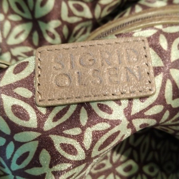 Sigrid Olsen Large Hobo Shoulder Bag Leather EUC - Picture 7 of 13